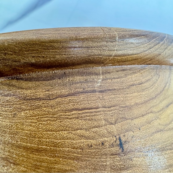 Vintage Teakwood 7 piece salad bowl set, New without box Dolphin brand - Picture 4 of 8